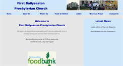Desktop Screenshot of firstballyeaston.org